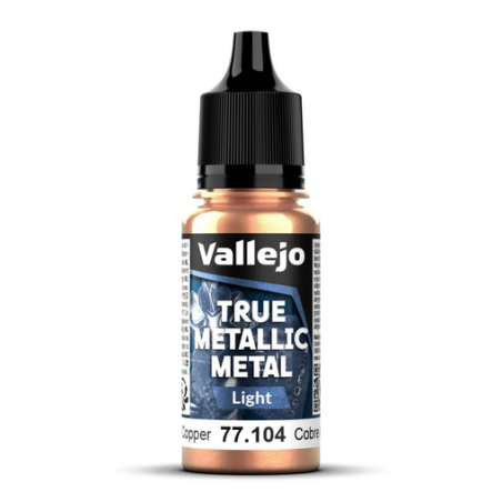 Peinture Vallejo True Metallic Metal - Light : Ancient Copper - Cobre Antiguo