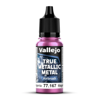 Peinture Vallejo True Metallic Metal - Airbrush : Crimson Magenta - Magenta Carmesi