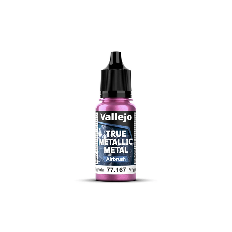 Peinture Vallejo True Metallic Metal - Airbrush : Crimson Magenta - Magenta Carmesi Peinture Vallejo True Metallic Metal - Airbrush : Crimson Magenta - Magenta Carmesi