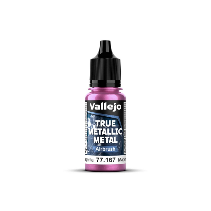 Peinture Vallejo True Metallic Metal - Airbrush : Crimson Magenta - Magenta Carmesi