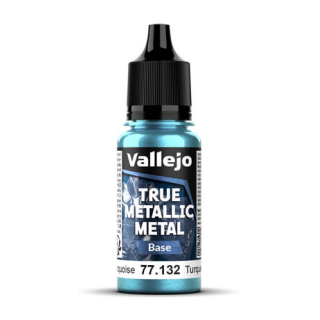 Peinture Vallejo True Metallic Metal - Base : Hydra Turquoise - Turquesa Hidra