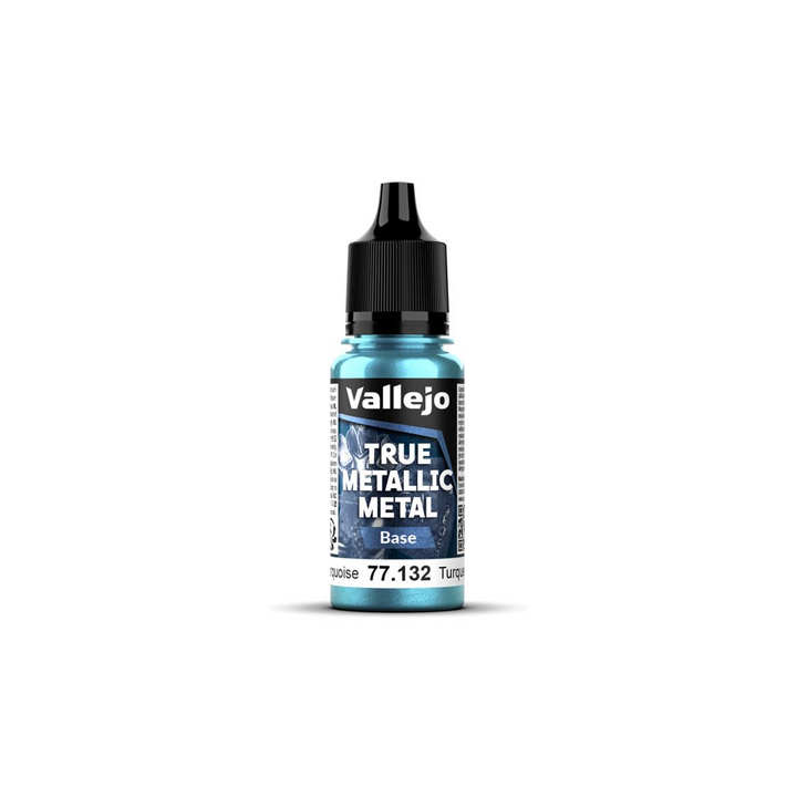 Peinture Vallejo True Metallic Metal - Base : Hydra Turquoise - Turquesa Hidra