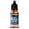 Peinture Vallejo True Metallic Metal - Airbrush : Forged Red - Rojo Forjado
