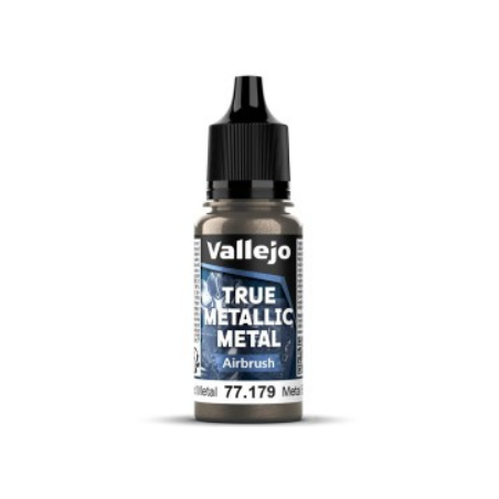 Peinture Vallejo True Metallic Metal - Airbrush : Aged Metal - Metal Envejecido