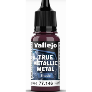 Peinture Vallejo True Metallic Metal - Shade : Ruby Red - Rojo Rubi