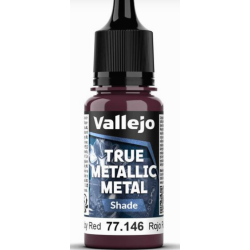 Peinture Vallejo True Metallic Metal - Shade : Ruby Red - Rojo Rubi
