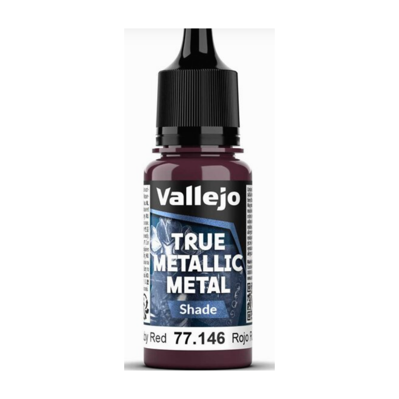 Peinture Vallejo True Metallic Metal - Shade : Ruby Red - Rojo Rubi Peinture Vallejo True Metallic Metal - Shade : Ruby Red - Rojo Rubi