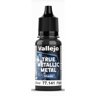 Peinture Vallejo True Metallic Metal - Shade : Sterling Silver - Plata de Ley