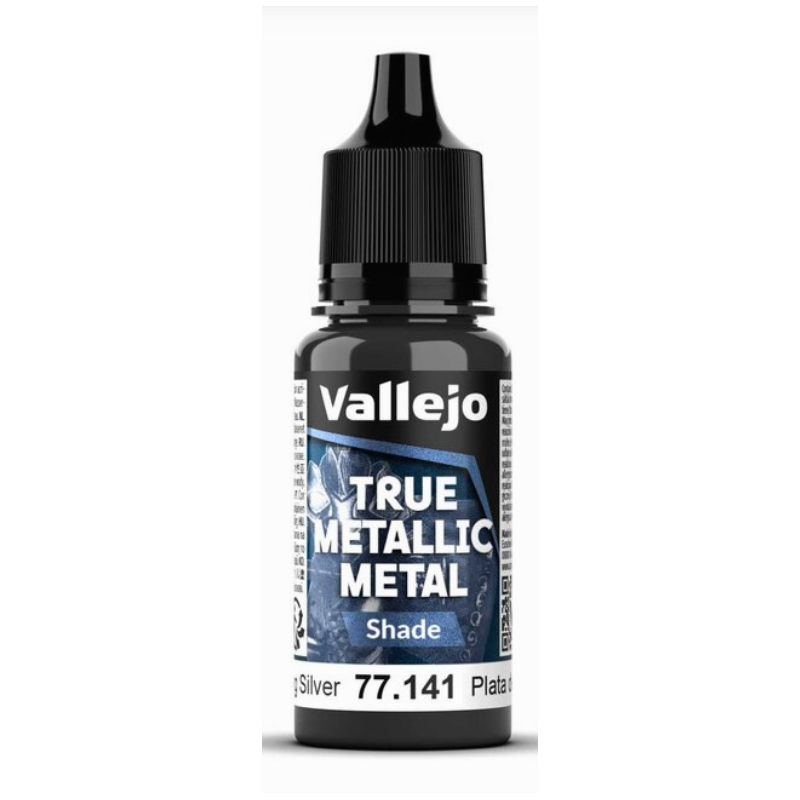 Peinture Vallejo True Metallic Metal - Shade : Sterling Silver - Plata de Ley Peinture Vallejo True Metallic Metal - Shade : Sterling Silver - Plata de Ley