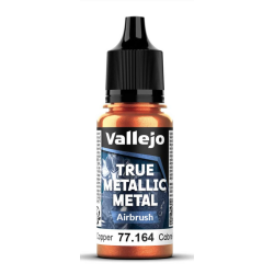 Peinture Vallejo True Metallic Metal - Airbrush : Ancient Copper - Cobre Antiguo