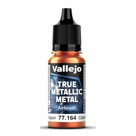 Peinture Vallejo True Metallic Metal - Airbrush : Ancient Copper - Cobre Antiguo