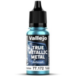 Peinture Vallejo True Metallic Metal - Airbrush : Hydra Turquoise - Turquesa Hidra