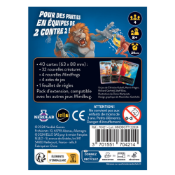 Jeux de société - Mindbug - Tag Team : Mode 2 VS 2