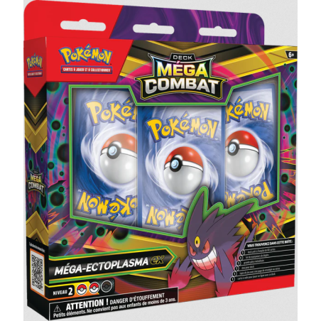 Pokémon - Deck Méga-Combat : Méga-Ectoplasma-ex
