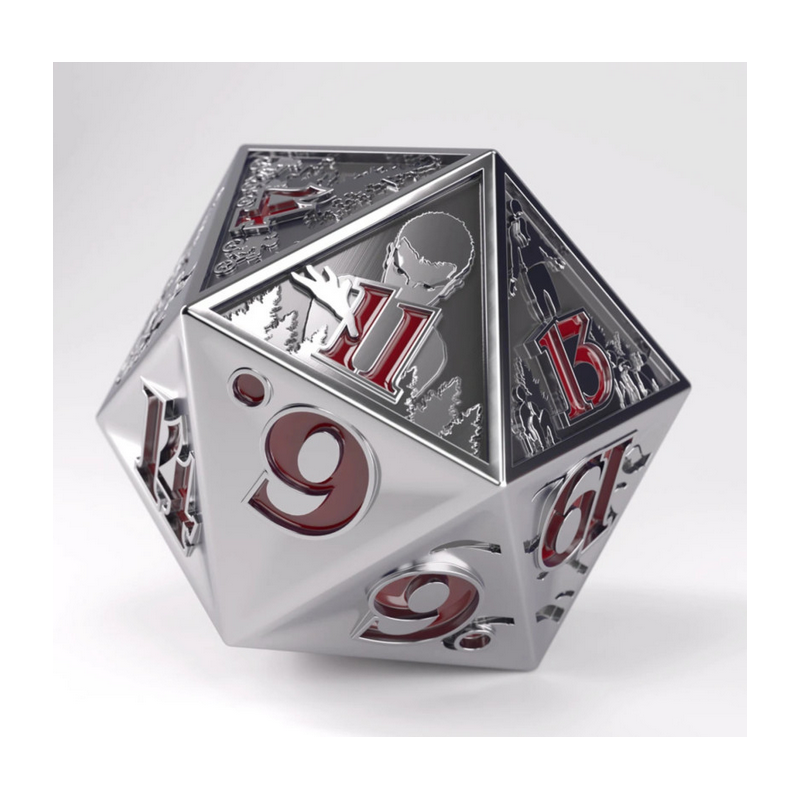 D20 Premium Metal - Gamegenic - Stranger Things : Hellfire Club