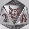 D20 Premium Metal - Gamegenic - Stranger Things : Hellfire Club