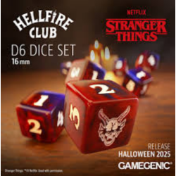 Set de dés - Gamegenic - Stranger Things : Hellfire Club