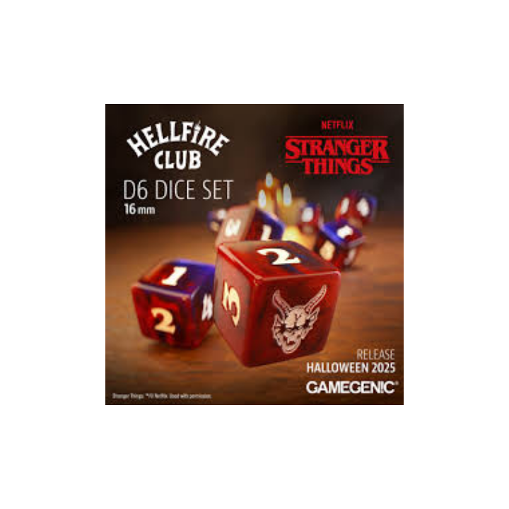 Set de dés - Gamegenic - Stranger Things : Hellfire Club