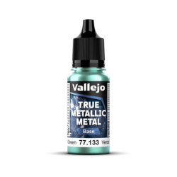 Peinture Vallejo True Metallic Metal - Base : Beetle Green - Verde Escarabajo
