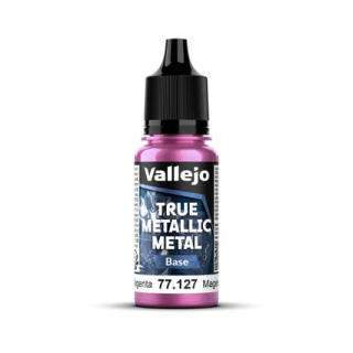 Peinture Vallejo True Metallic Metal - Base : Crimson Magenta - Magenta Carmesi