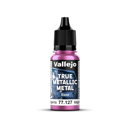 Peinture Vallejo True Metallic Metal - Base : Crimson Magenta - Magenta Carmesi