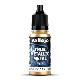 Peinture Vallejo True Metallic Metal - Light : Arcane Gold - Oro Arcano