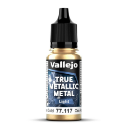 Peinture Vallejo True Metallic Metal - Light : Arcane Gold - Oro Arcano