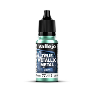 Peinture Vallejo True Metallic Metal - Light : Beetle Green - Verde Escarabajo