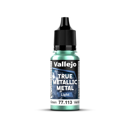 Peinture Vallejo True Metallic Metal - Light : Beetle Green - Verde Escarabajo