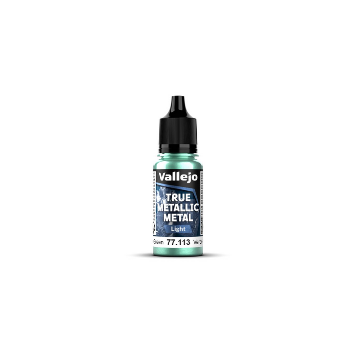 Peinture Vallejo True Metallic Metal - Light : Beetle Green - Verde Escarabajo