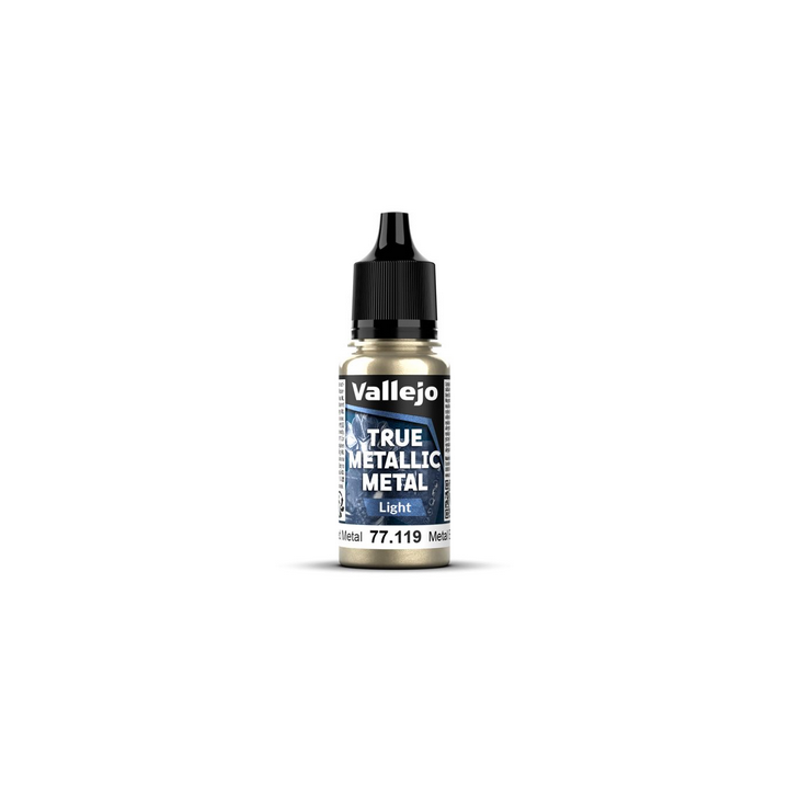 Peinture Vallejo True Metallic Metal - Light : Aged Metal - Metal Envejecido