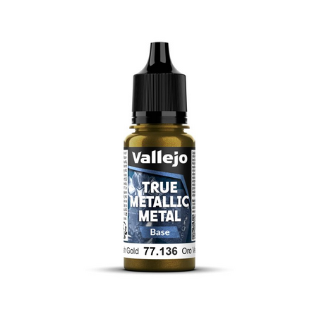 Peinture Vallejo True Metallic Metal - Base : Greenish Gold - Oro Verde