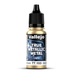 Peinture Vallejo True Metallic Metal - Light : Imperial Gold - Oro Imperial