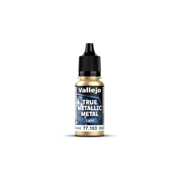 Peinture Vallejo True Metallic Metal - Light : Imperial Gold - Oro Imperial