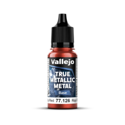 Peinture Vallejo True Metallic Metal - Base : Ruby Red - Rojo Rubi