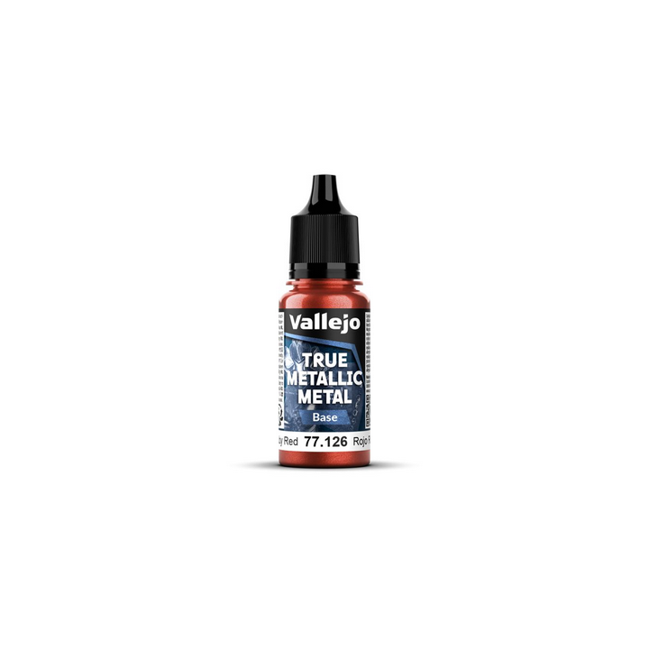 Peinture Vallejo True Metallic Metal - Base : Ruby Red - Rojo Rubi