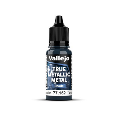 Peinture Vallejo True Metallic Metal - Shade : Hydra Turquoise - Turquesa Hidra