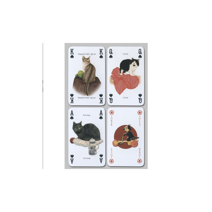 Jeux de société - Cartes à jouer les chats