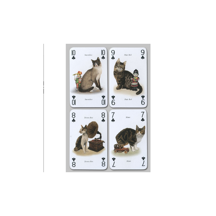 Jeux de société - Cartes à jouer les chats
