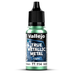 Peinture Vallejo True Metallic Metal - Light : Dusken Green - Verde Sombrio