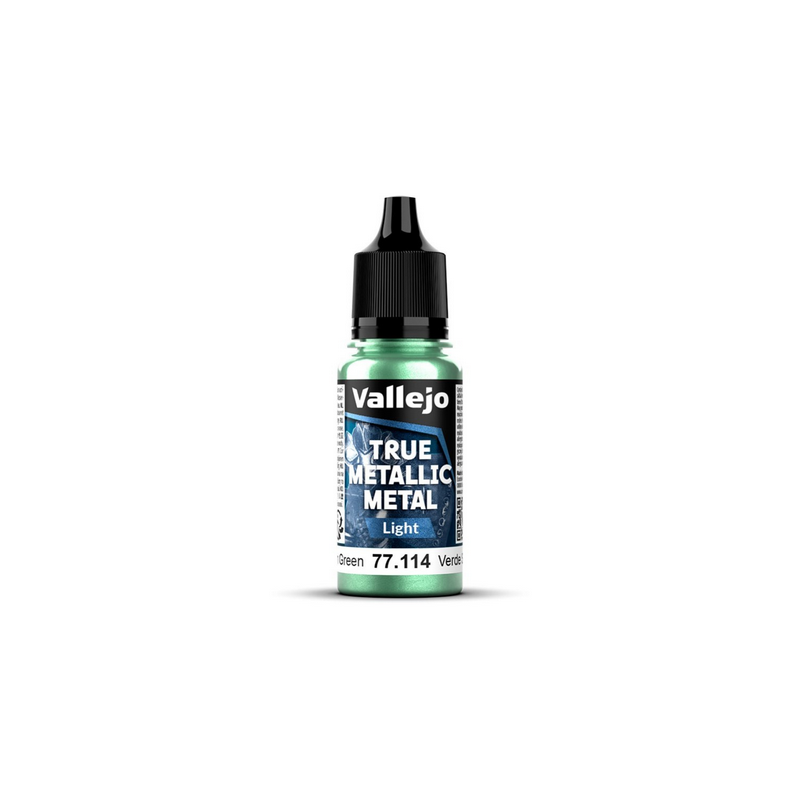 Peinture Vallejo True Metallic Metal - Light : Dusken Green - Verde Sombrio