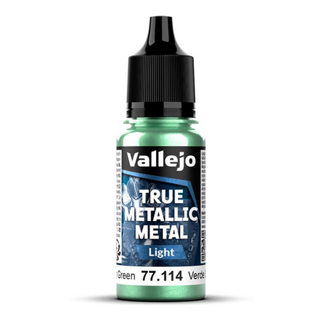 Peinture Vallejo True Metallic Metal - Light : Dusken Green - Verde Sombrio