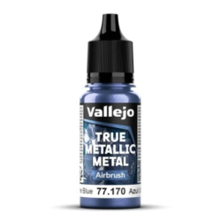 Peinture Vallejo True Metallic Metal - Airbrush : Ultramarine Blue - Azul Ultramar