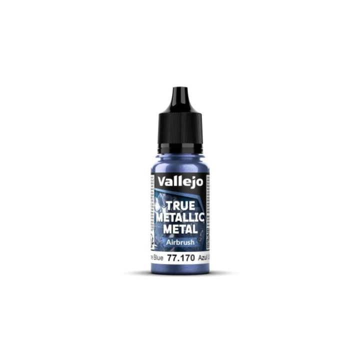 Peinture Vallejo True Metallic Metal - Airbrush : Ultramarine Blue - Azul Ultramar
