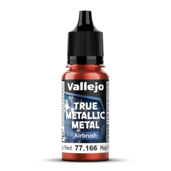 Peinture Vallejo True Metallic Metal - Airbrush : Ruby Red - Rojo Rubi