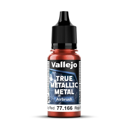 Peinture Vallejo True Metallic Metal - Airbrush : Ruby Red - Rojo Rubi