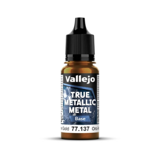 Peinture Vallejo True Metallic Metal - Base : Arcane Gold - Oro Arcano