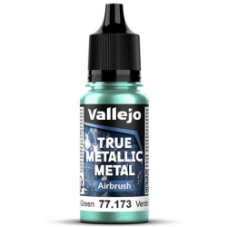 Peinture Vallejo True Metallic Metal - Airbrush : Beetle Green - Verde Escarabajo