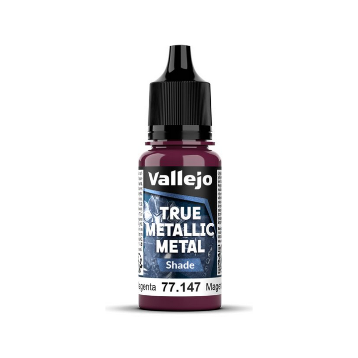 Peinture Vallejo True Metallic Metal - Shade : Crimson Magenta - Magenta Carmesi