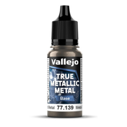 Peinture Vallejo True Metallic Metal - Base : Aged Metal - Metal  Envejecido